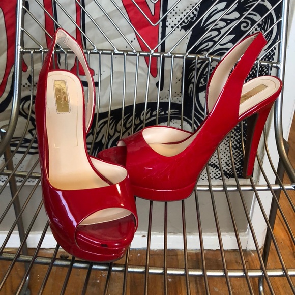 Jessica Simpson Shoes - Sexy Red Jessica Simpson heels size 8.5